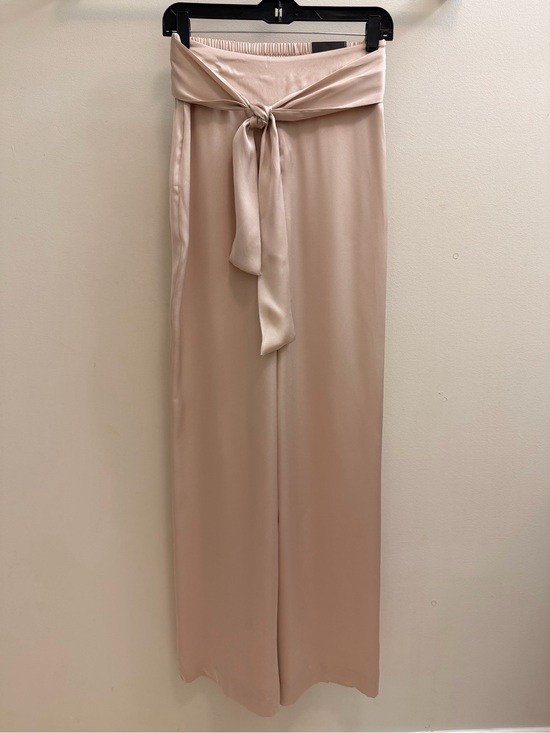 Express Pants - NWT Express High Waisted Satin Tie Waist Wide Leg Pants Size XS